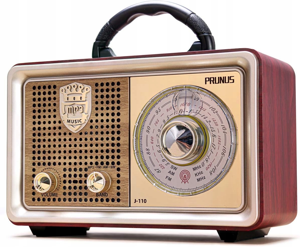 Sieťové A Batériové Rádio Am Fm Retro Pronus J110 Vintage Bluetooth Usb Aux