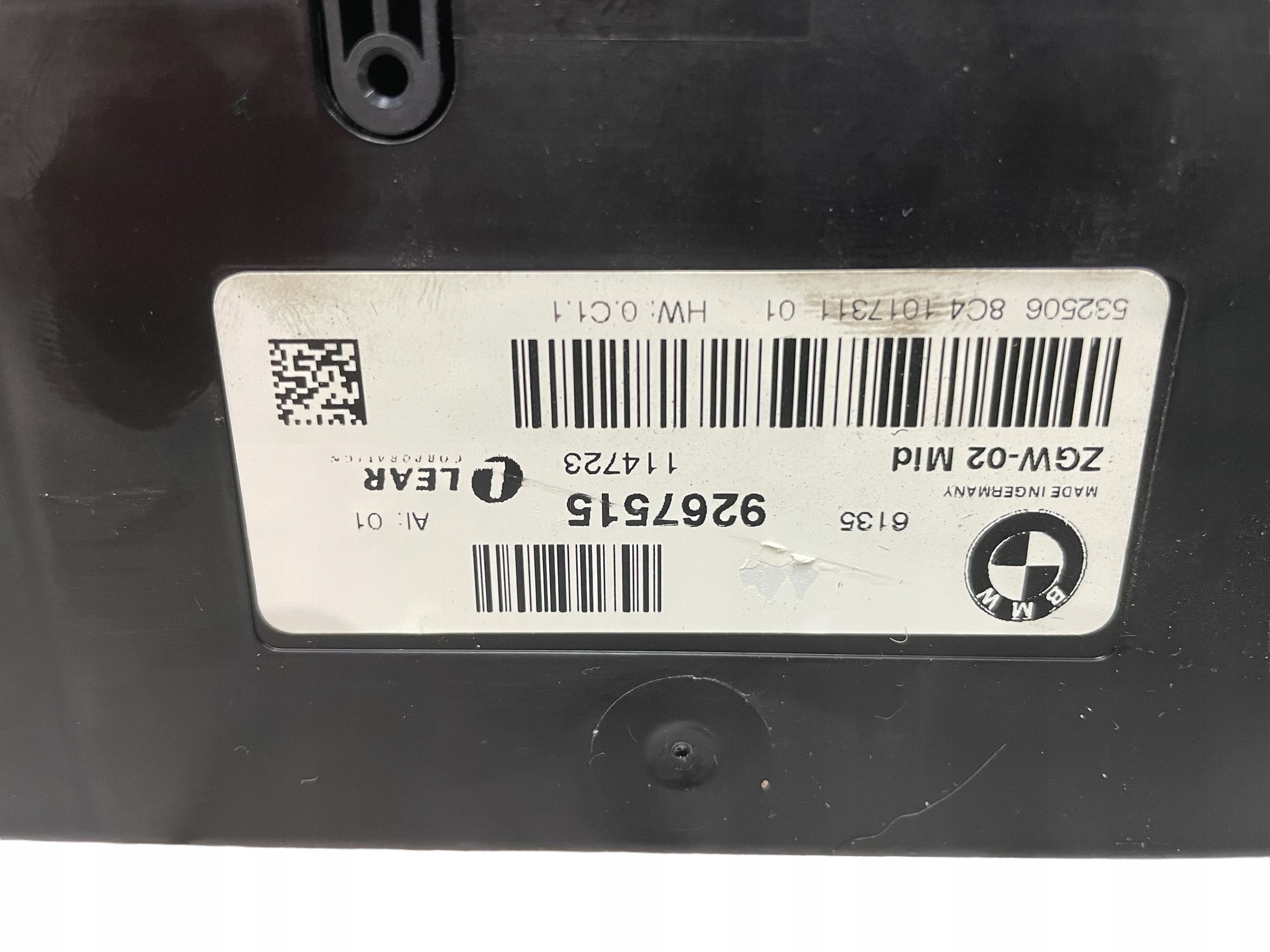 module control unit ZGW BMW F10 F11