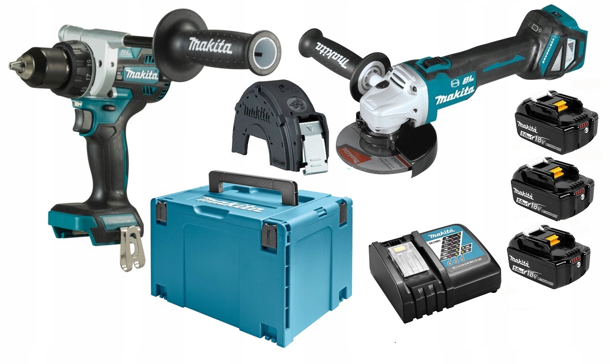 MAKITA DLX2431TJ WKRETARKA DDF486 SZLIFIERK DGA513