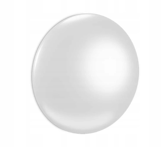 ODBOJNIK DRZWIOWY na ściane fi 40 Biały samoprzyle