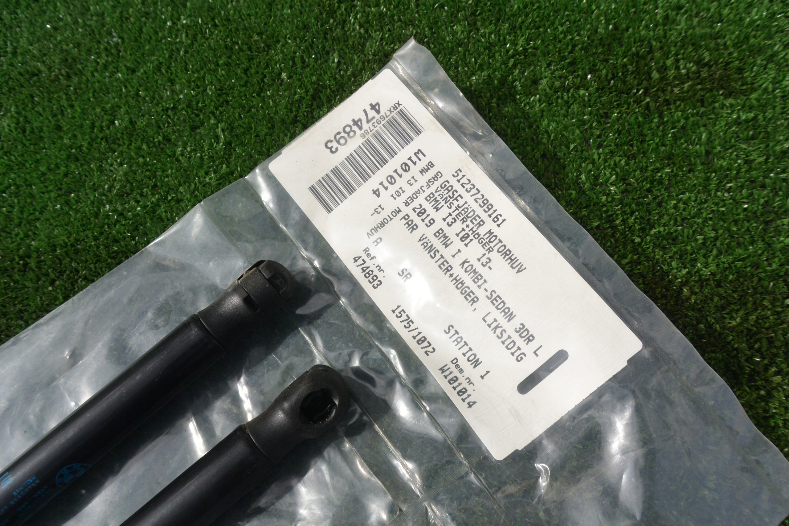 telescope bonnets damper BMW I3 I01 KOMPLET