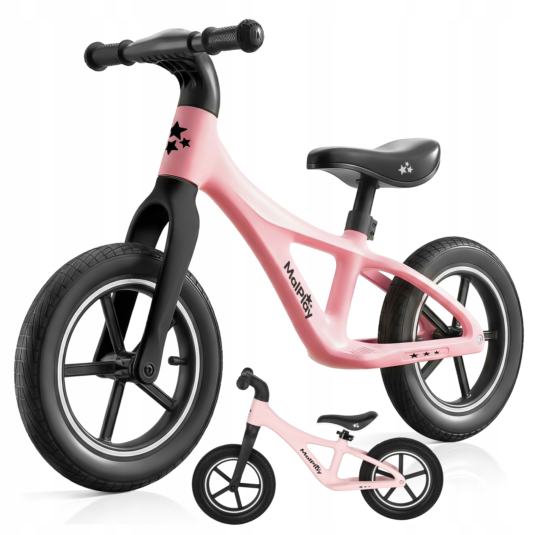 Rowerek biegowy dziecięcy rower dla dziecka +2 lata koła 12'' Pu łożyska