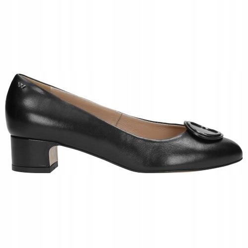 

Buty Wojas Czółenka damskie skóra czarne r. 37
