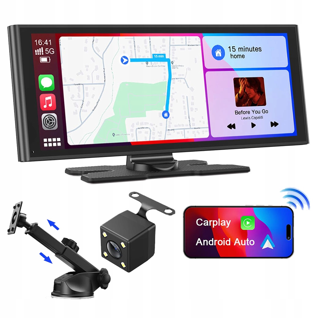 Monitor Avylet RC06 10.26" Carplay Android Auto Bluetooth Wifi Fm Rádio