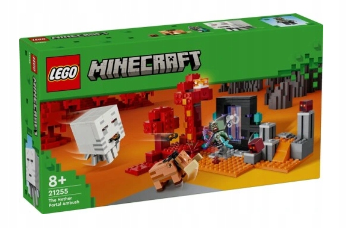 Lego 21255 Minecraft – Přepadení Na Portálu Do Netheru