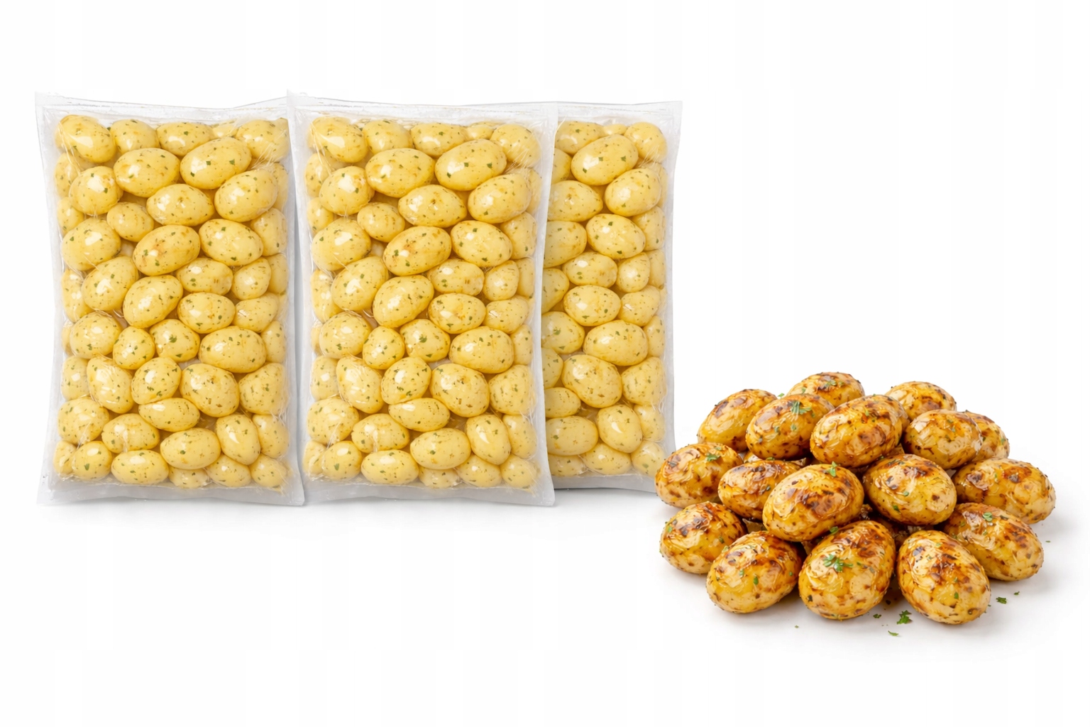 Levně Brambory vařené celé malé v uniformách 2 kg Schronisko Bukowina gala