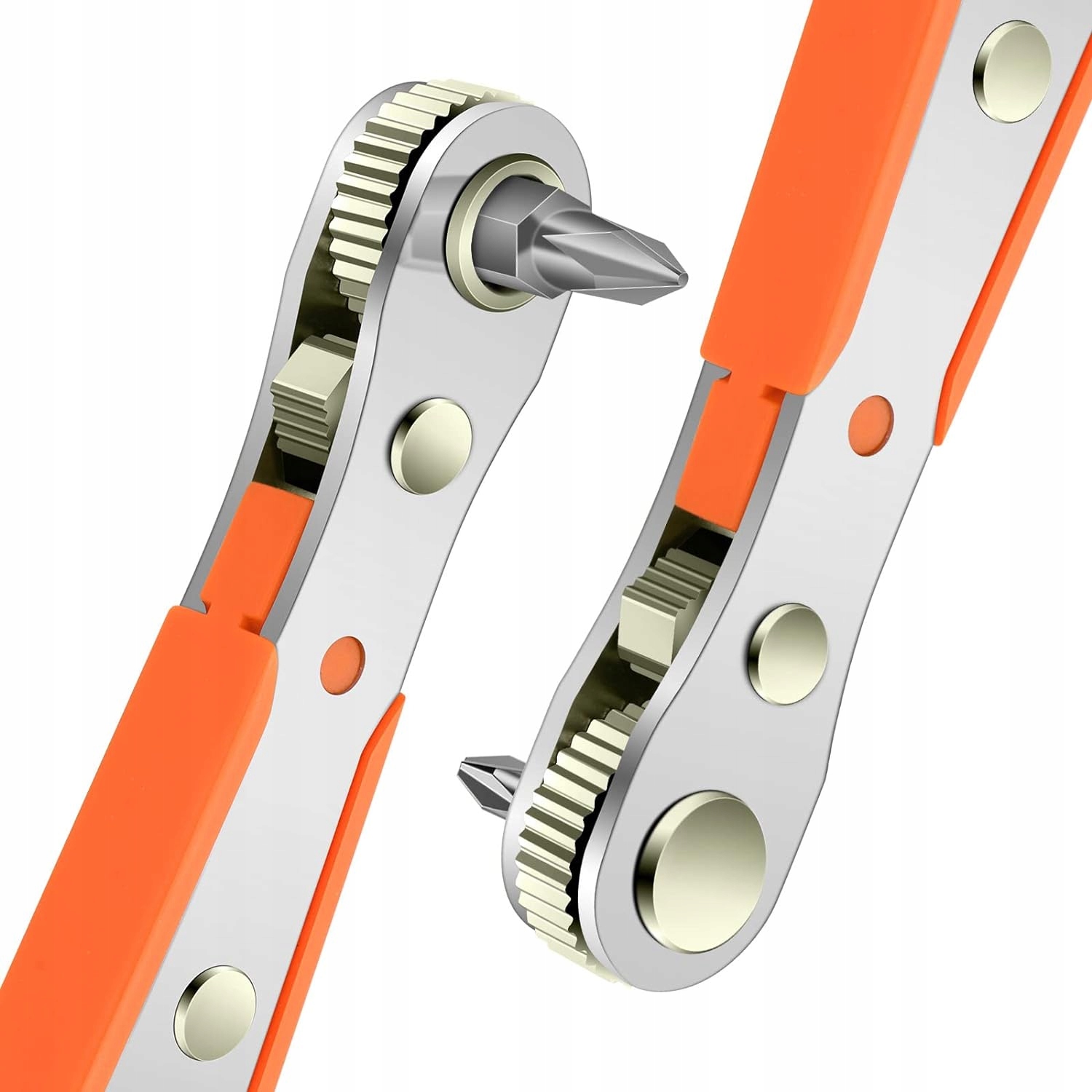 Klucz Magnetyczny Z Grzechotką Mini Grzechotka Ręczna 1/4 Wkrętak Kompaktowy