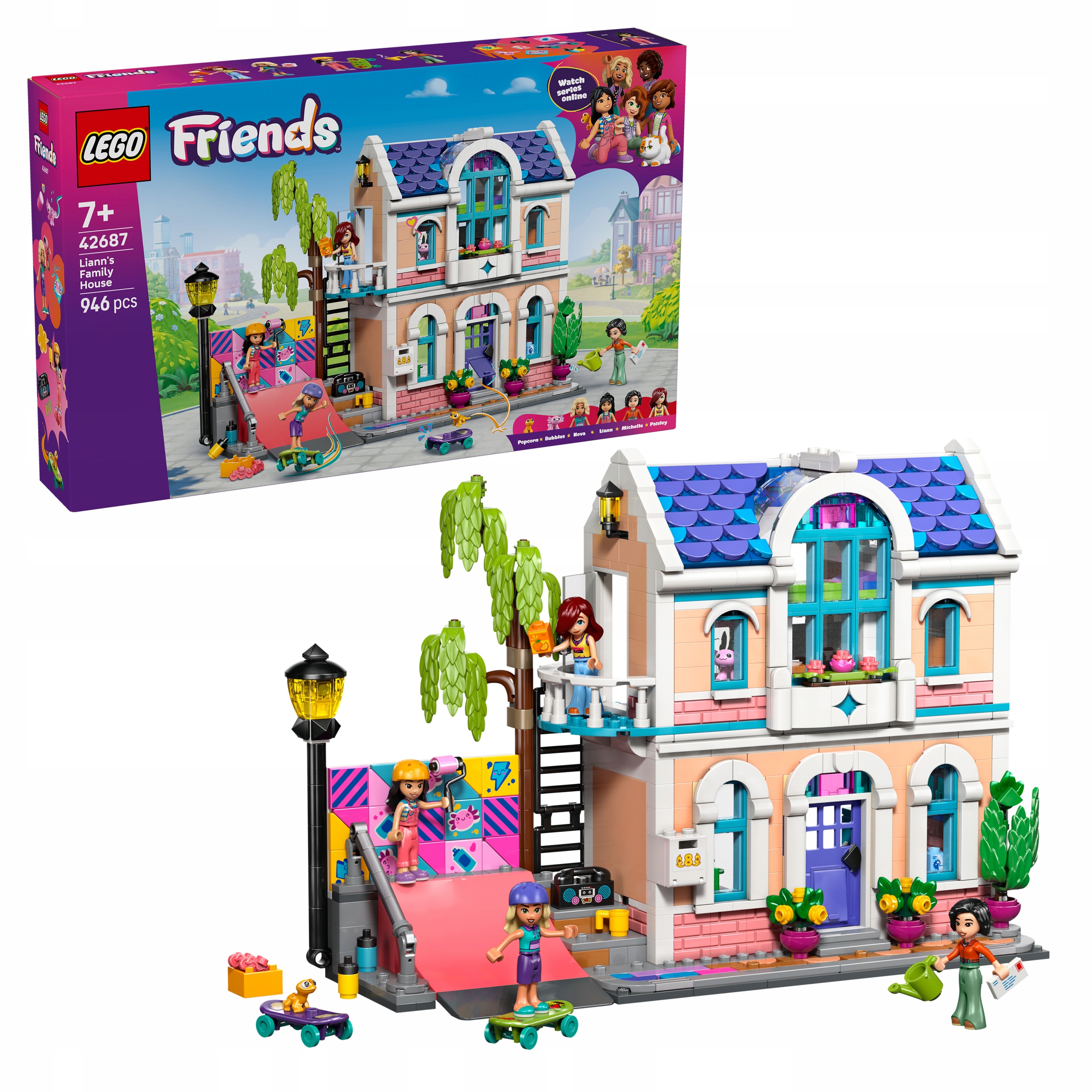 Lego Friends Rodinný Dům Liann 42687