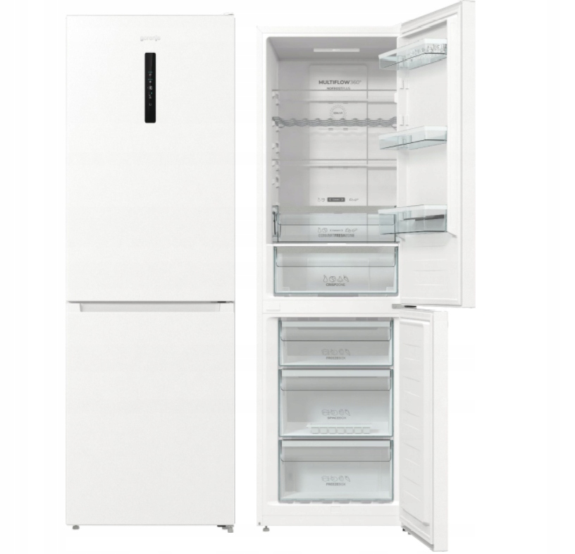 

Lodówka Gorenje NRK6192AW4 biała 302l NoFrost 60cm