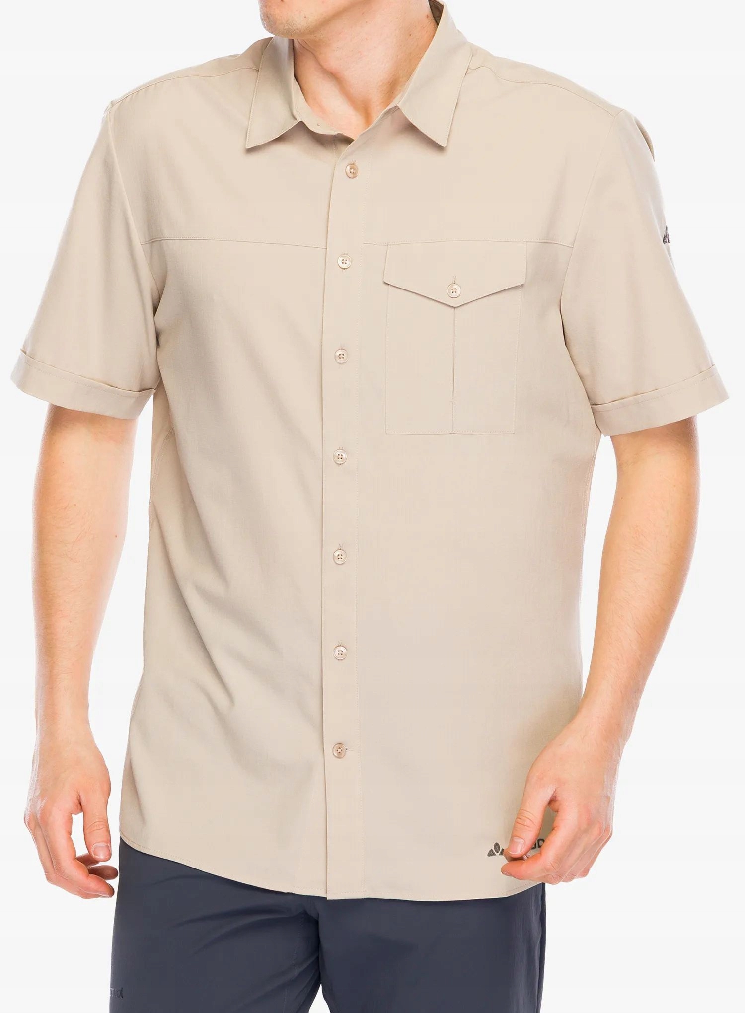 Turistická košile Vaude Rosemoor Shirt II linen uni L