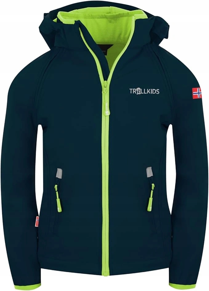 Dziecięca kurtka przeciwdeszczowa TrollKids Rondane Zip Off Jacket sportowa