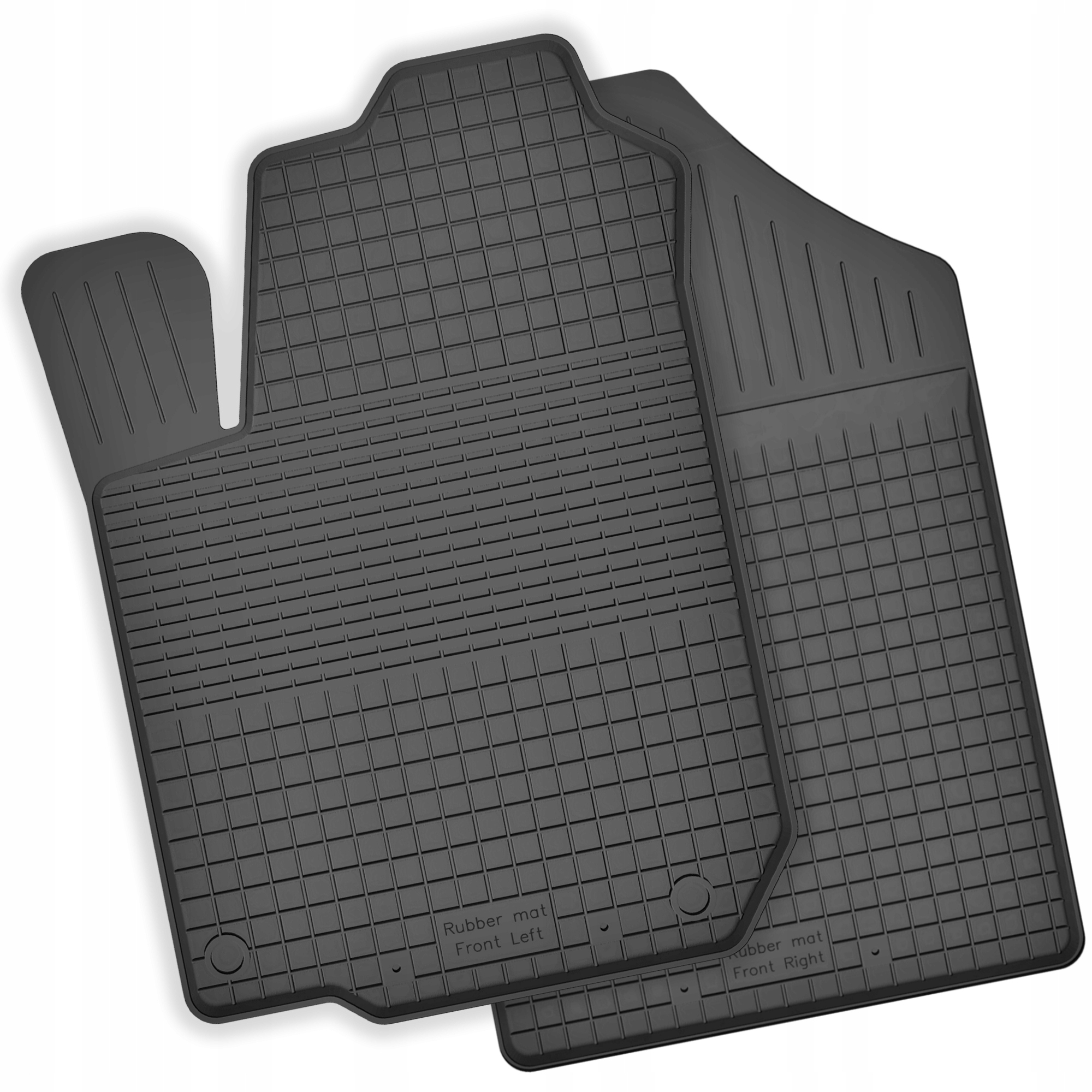 Dywaniki gumowe przody pasujące do: Bmw 7 E65 Short 2001 2008