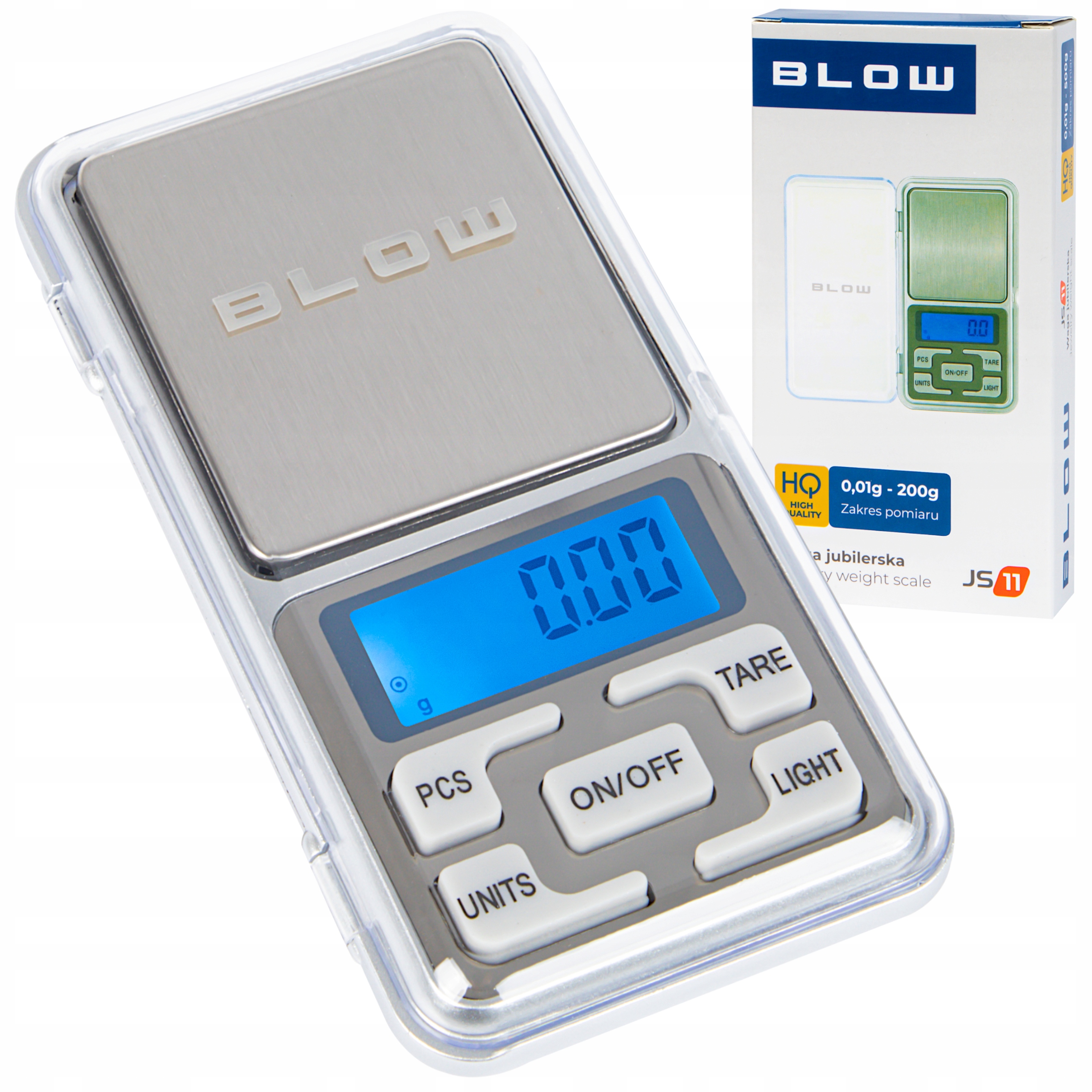 

Waga jubilerska precyzyjna Blow elektroniczna 200g
