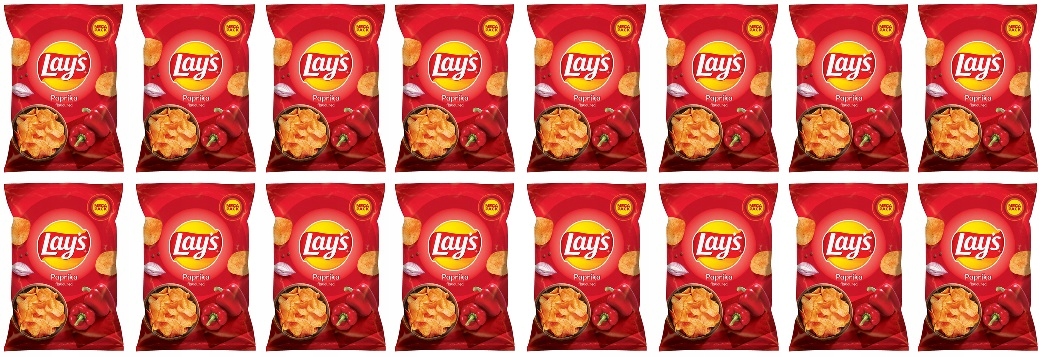 16x 200g Lay's Paprika Chipsy Karton