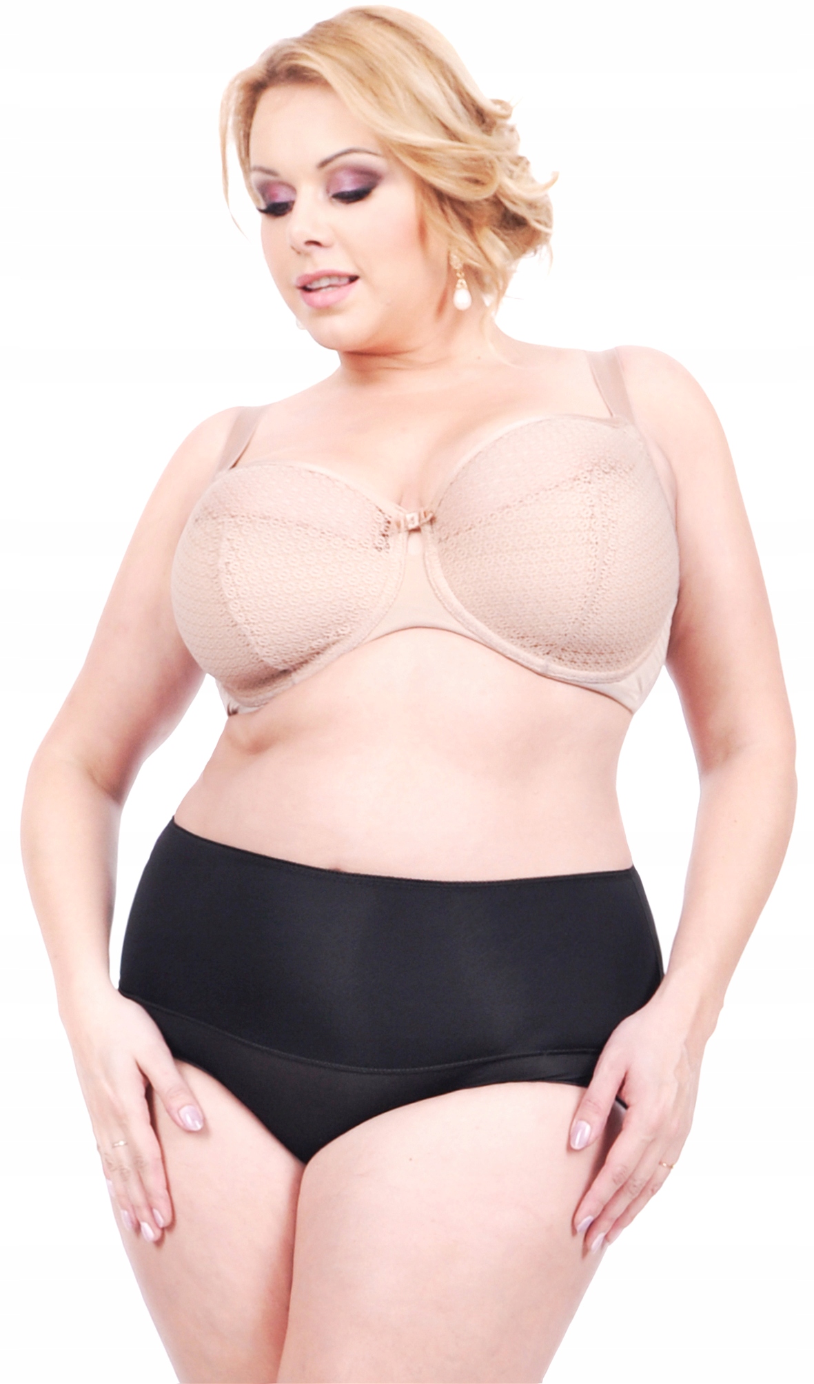 Orirose MAJTKI figi mocno WYSZCZUPLAJĄCE BRZUCH modelujące talię SIZE PLUS Model B483