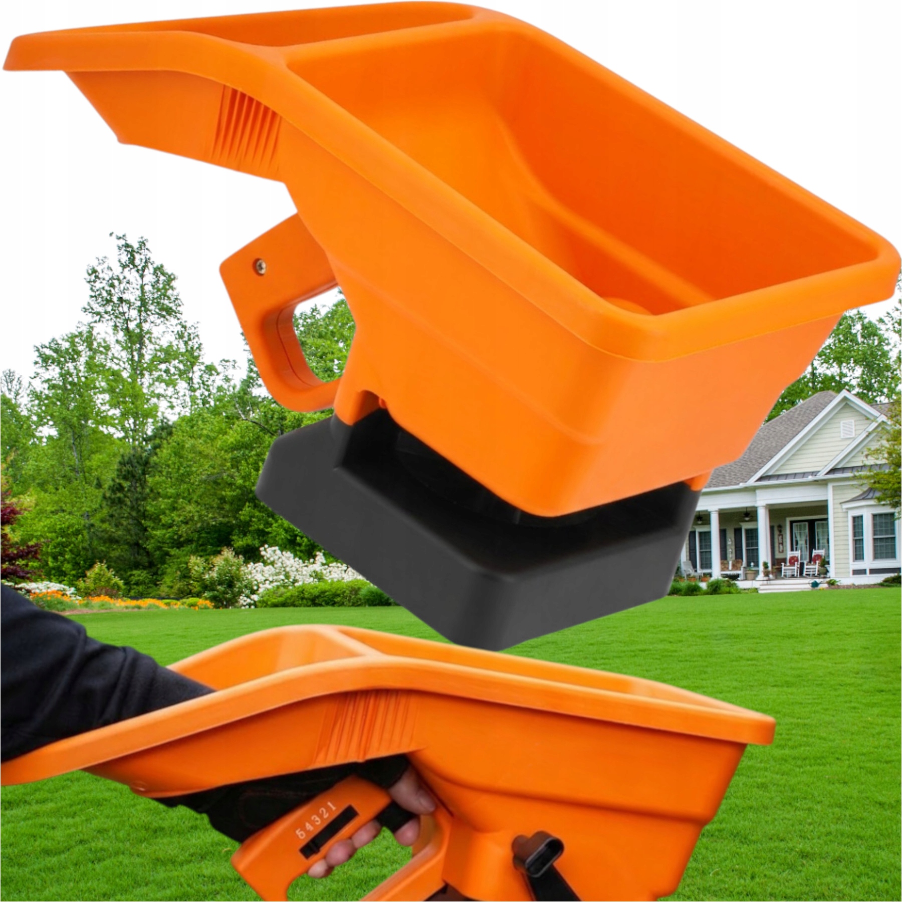 Rozmetadlo Semen Ruční Výsevní Dávkovač Osiva Pro Trávy A Hnojení Soli S Rukojetí Ruky