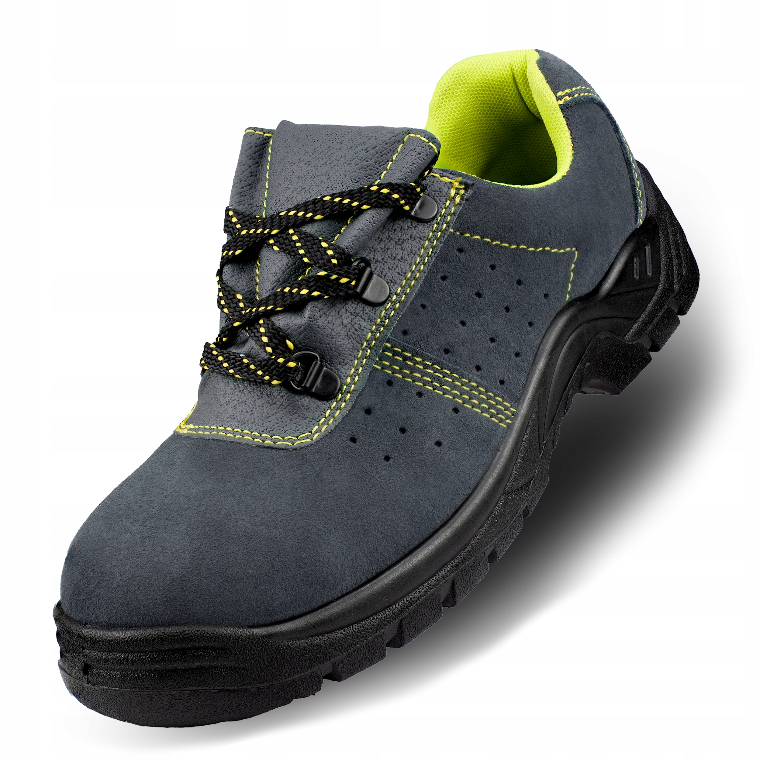 BUTY ROBOCZE MĘSKIE PÓŁBUTY OCHRONNE LEKKIE BHP LETNIE Z NOSKIEM PRIONE Marka FORINT