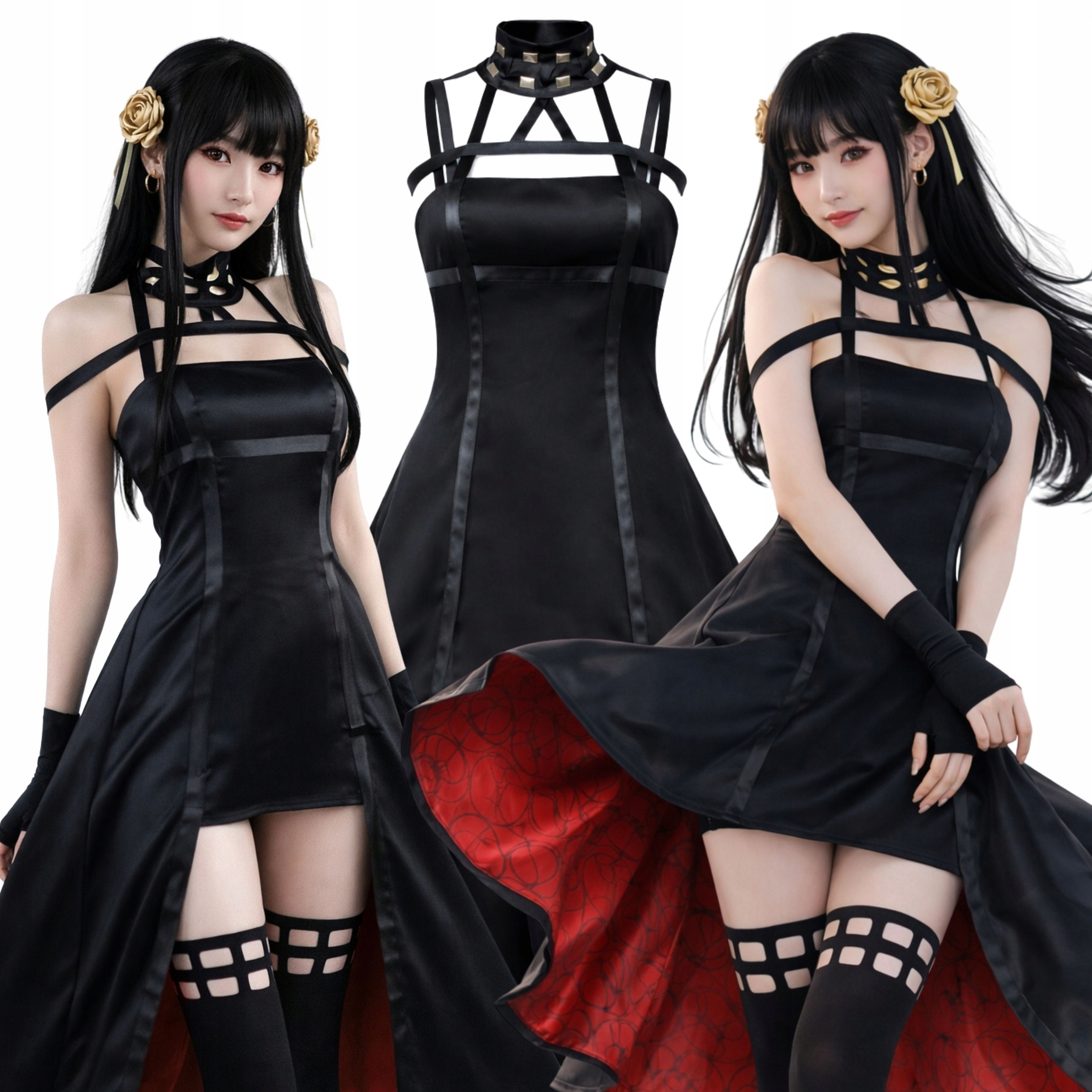 Kostým Yor Forger Anime Cosplay Kostým Bojovnice Na Konvent 170 176 L XL