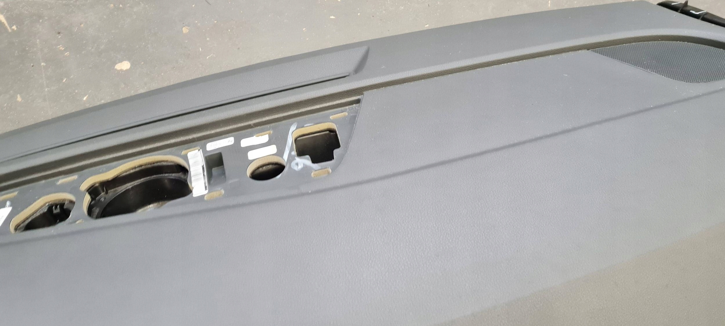 Q5 80A dashboard instrument panel cockpit console GRANITGRAU original 80B857001F