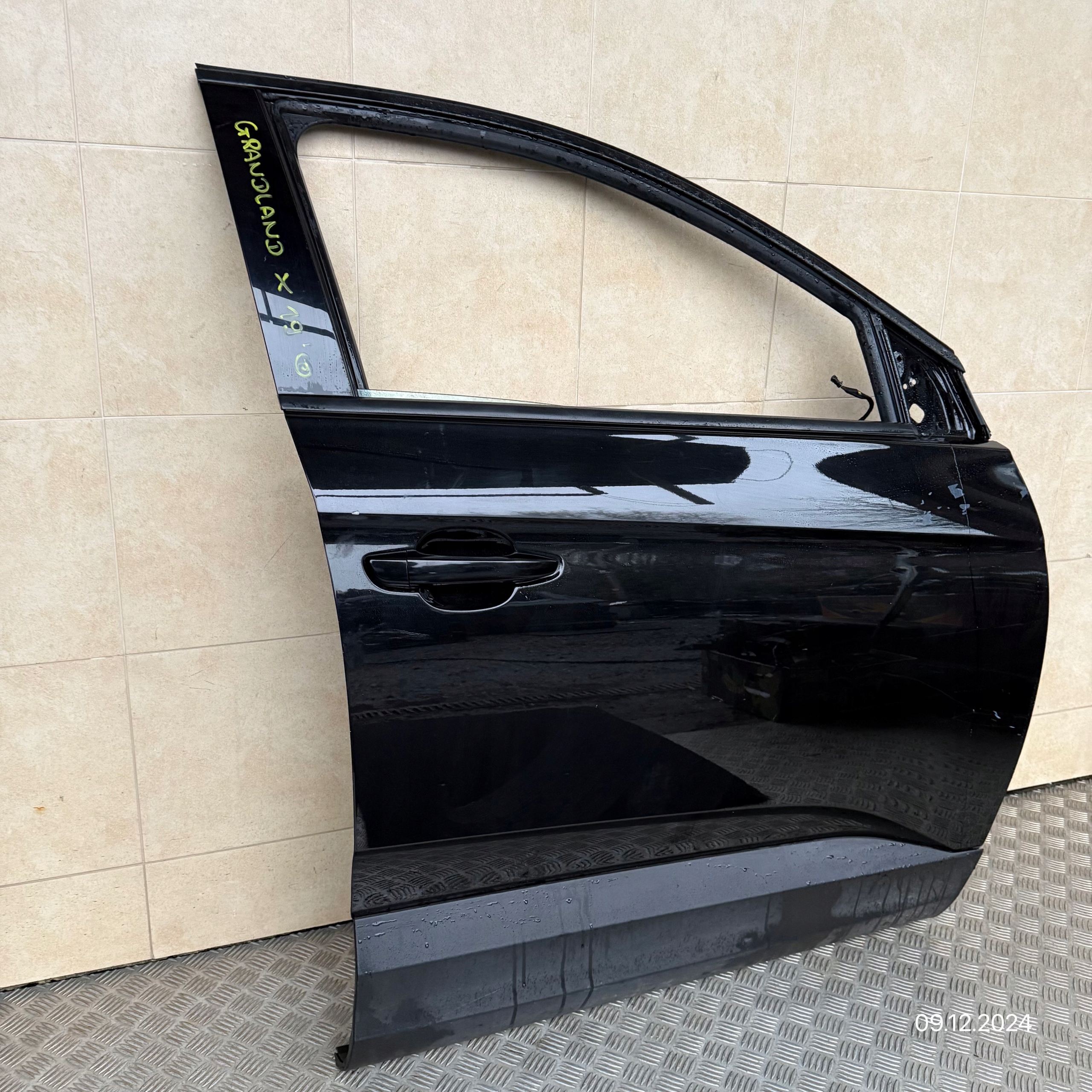 door complete front right OPEL GRANDLAND X 2019 ROK