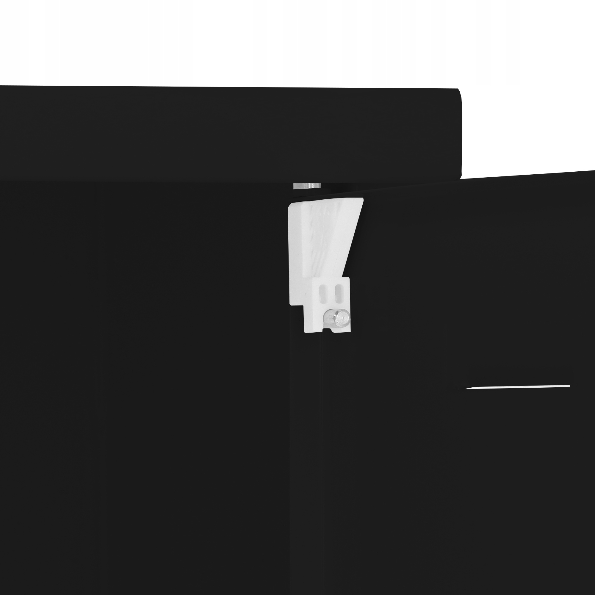 SZAFKA GAZOWA SKRZYNKA 60x80x25 CZARNA Z PLECAMI Marka inna