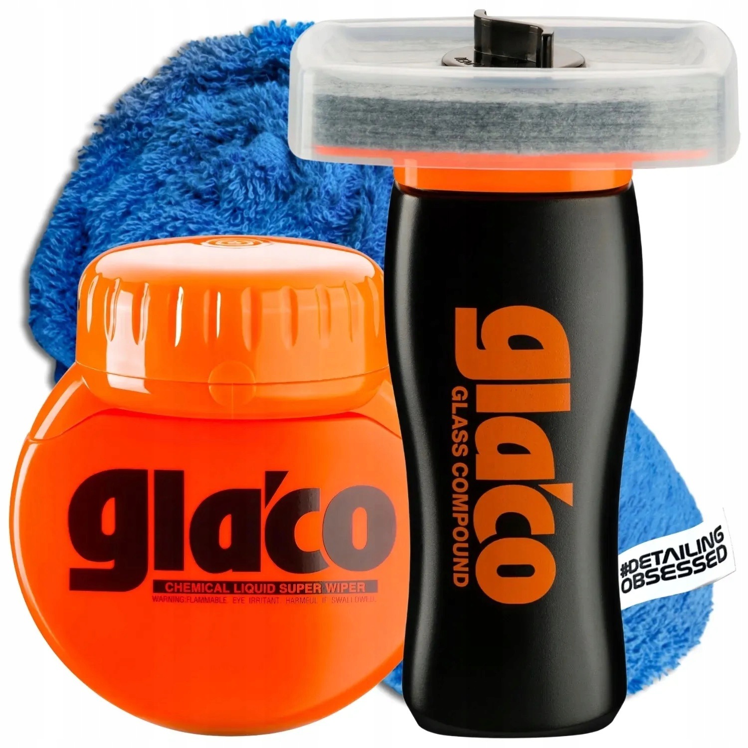 Soft99 zestaw Glaco Roll On Large 120ml z Glass Compound do szyb