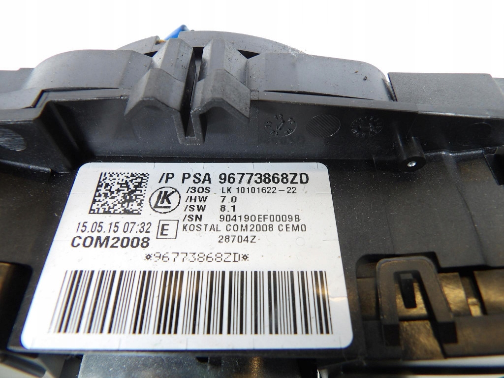 CITROEN C 3 II DEVIO LUCI TERGICRISTALLO TERGI 96773868ZD