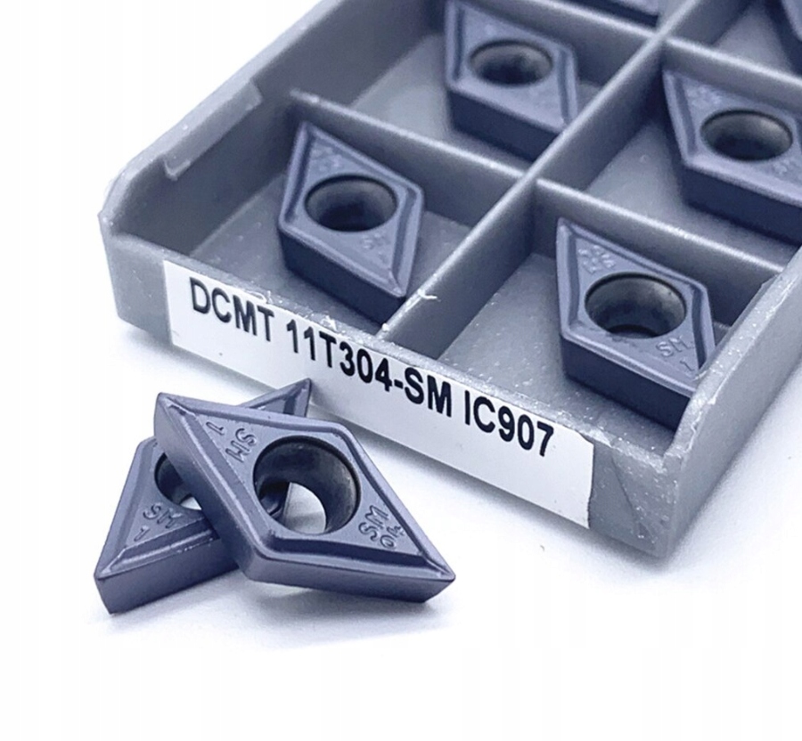 

Płytki wieloostrzowe DCMT11T304 Sm IC907 Nowe