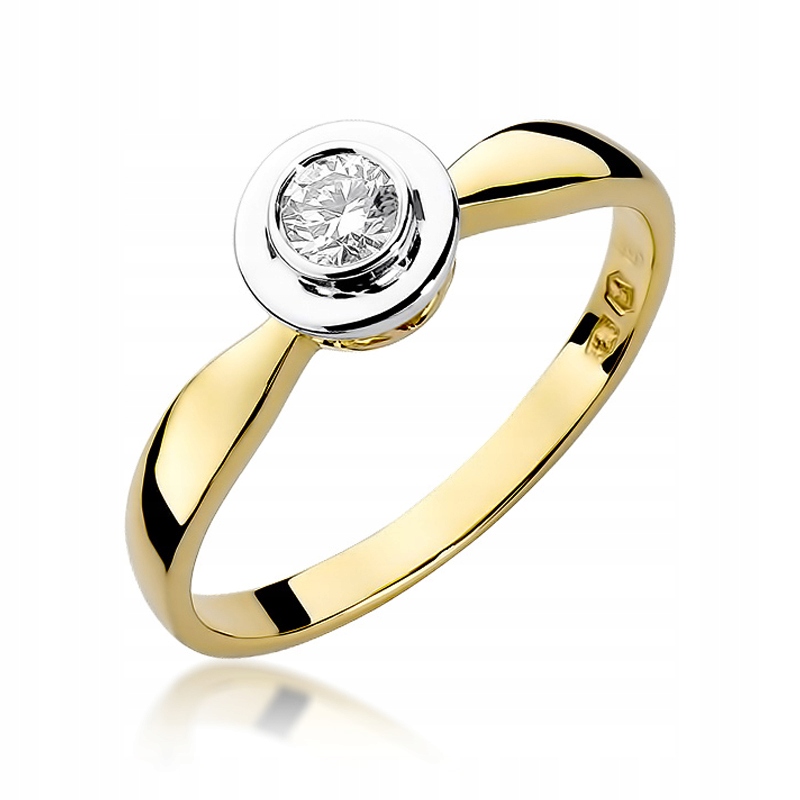 

Pierścionek Brylant 0,15 Ct Klasyka 0,585 Sklep