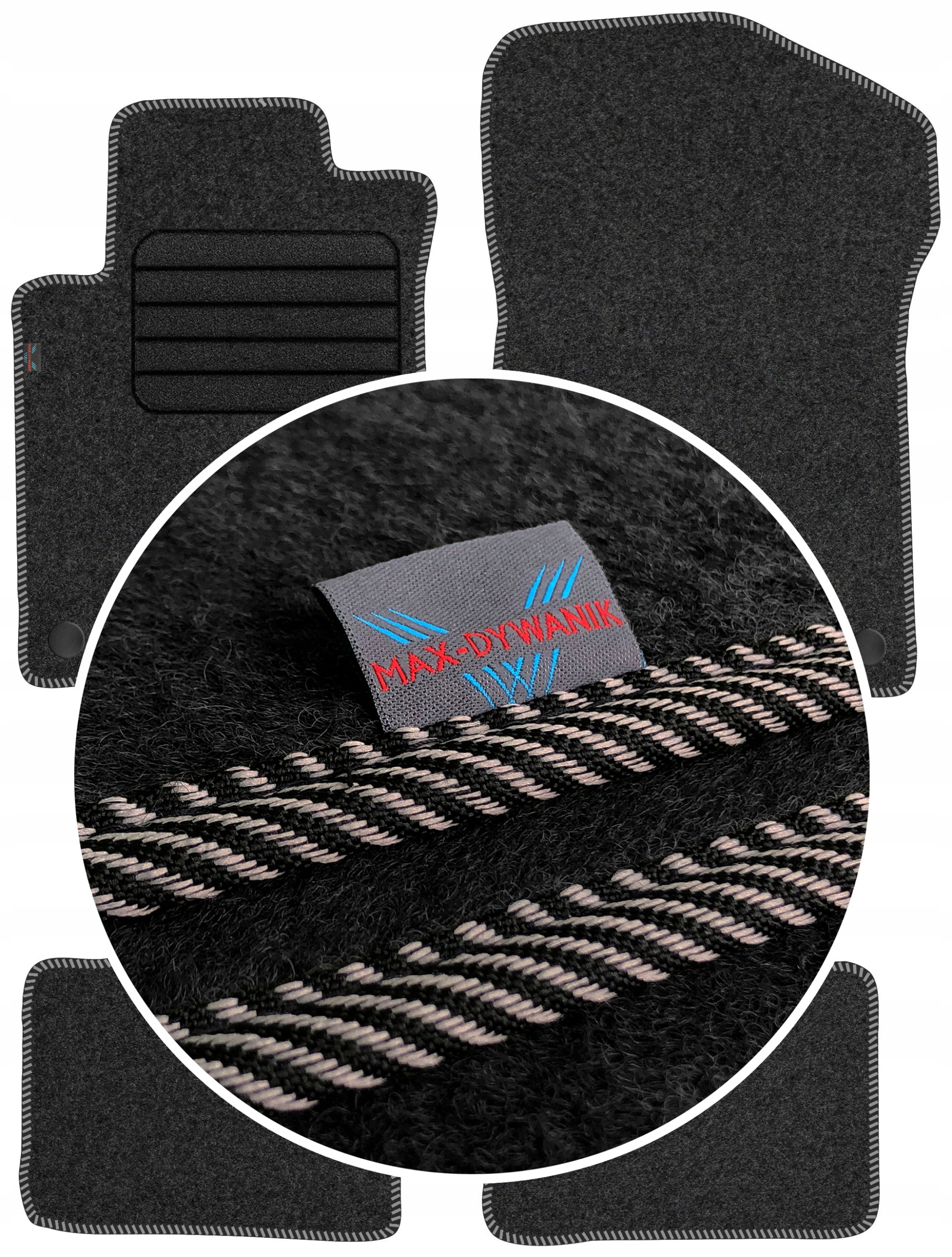 Mercedes ML W164 2005-2011 Koberce do auta