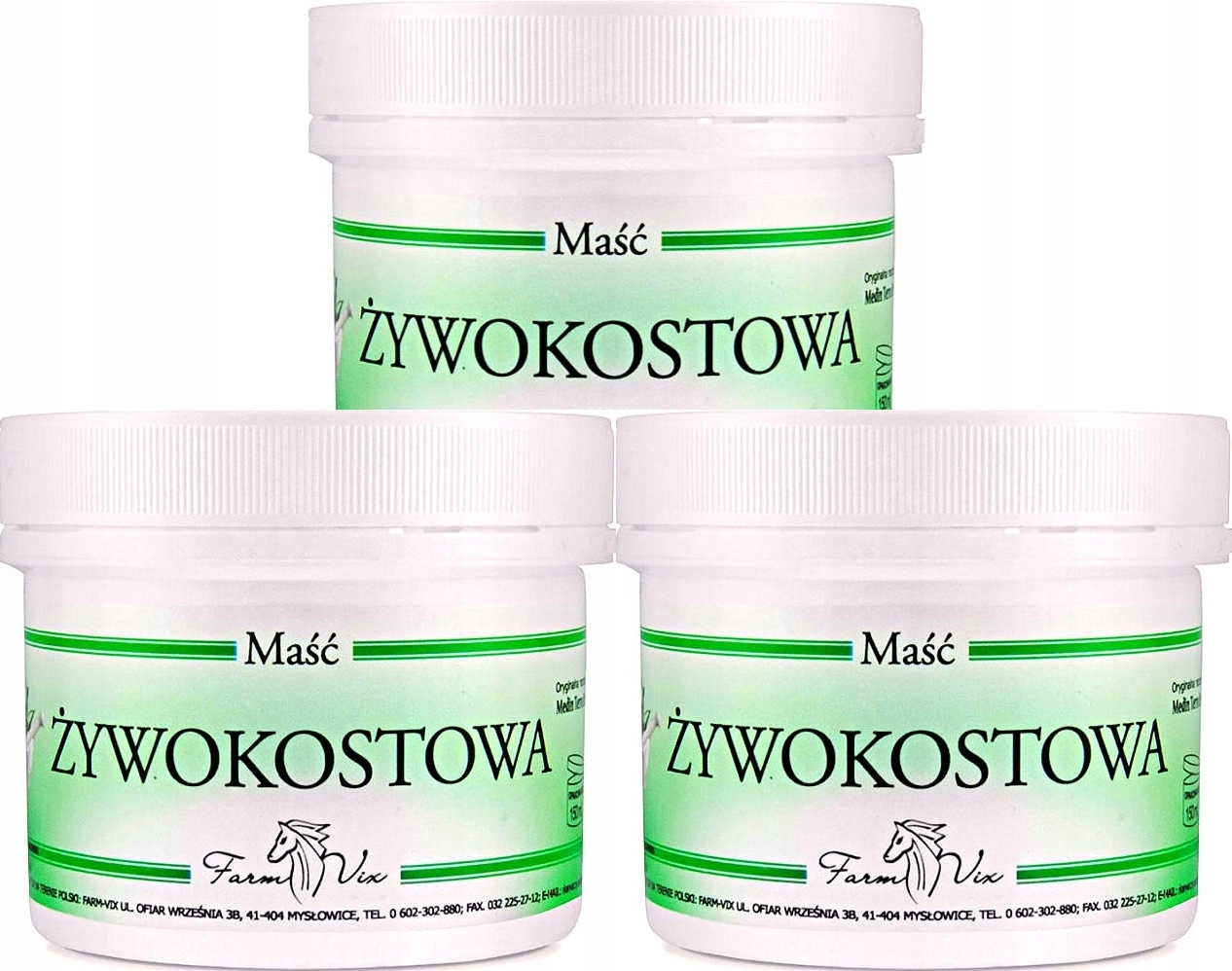 

Maść Żywokostowa zestaw 3x 150ml Farm-vix