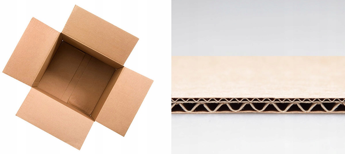 600x600x600 KARTON PUDEŁKO TEKTUROWE 5WARSTW 1szt Szerokość zewnętrzna 60 cm