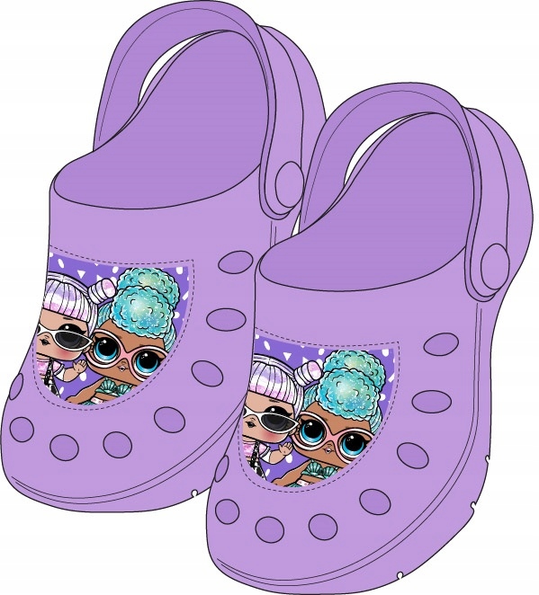 

Klapki Ogrodowe Crocs Lol Surprise 24/25 Fioletowe