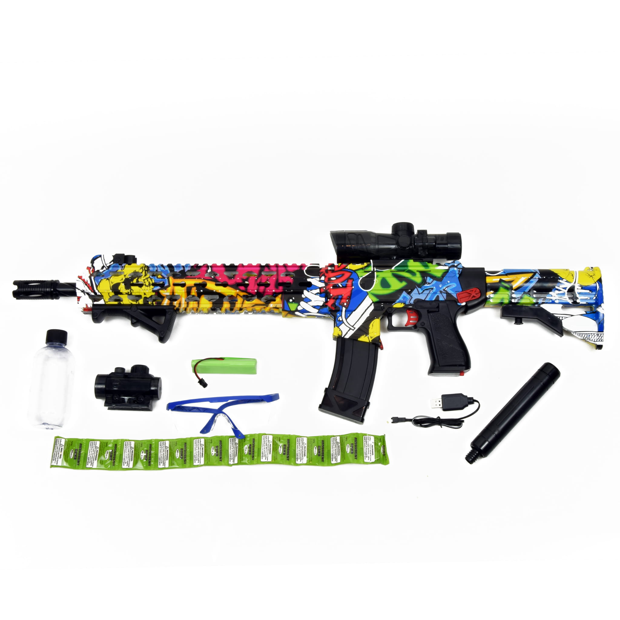 WIELKI KARABIN AUTOMATYCZNY NA KULKI ŻELOWE WODNE ORBEEZ PISTOLET ZESTAW Rodzaj karabiny