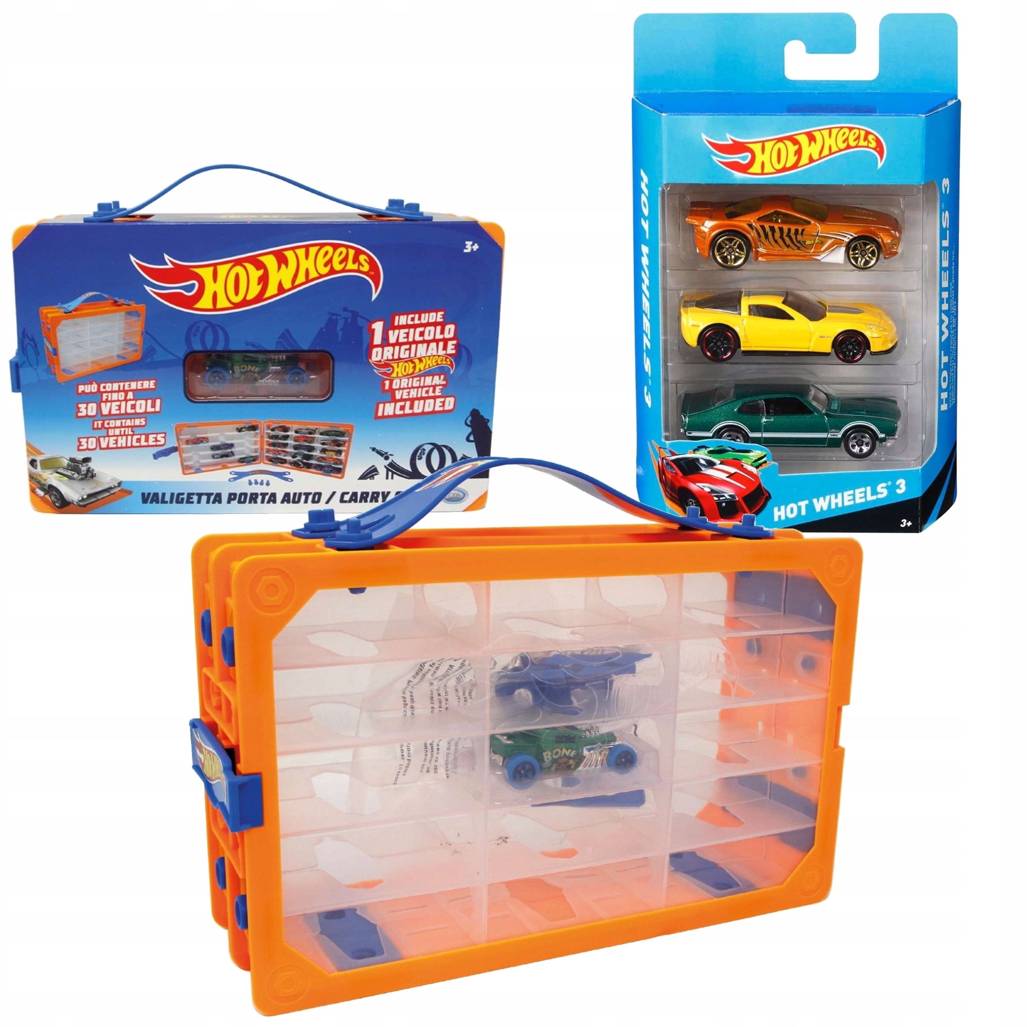 

Zestaw Hot Wheels Walizka Na Samochodziki 4 Auta