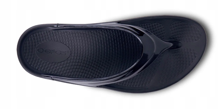 OOFOS Klapki regeneracyjne OOmega Thong Black 40 Model OOmega OOlala