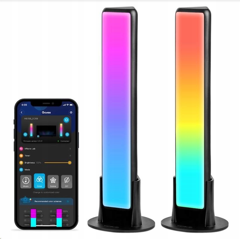 Govee Flow Plus Smart Led Tv & Gaming Rgbicww H60563D1