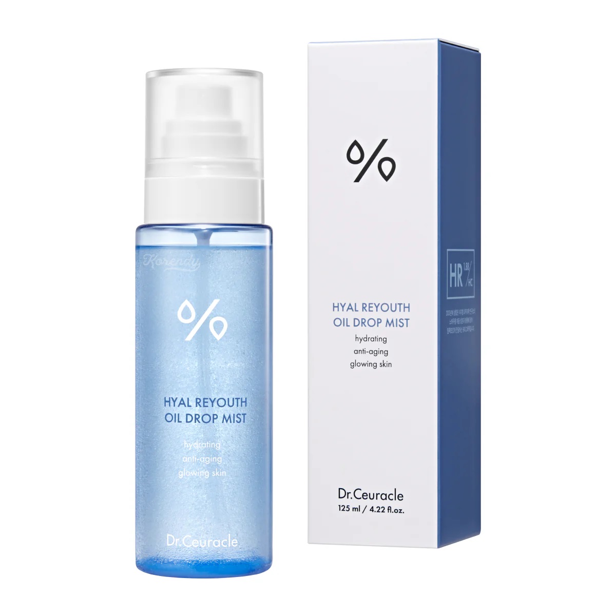 Dr. Ceuracle Hyal Reyouth Oil Drop Mist Hydratační mlha na obličej 125 ml