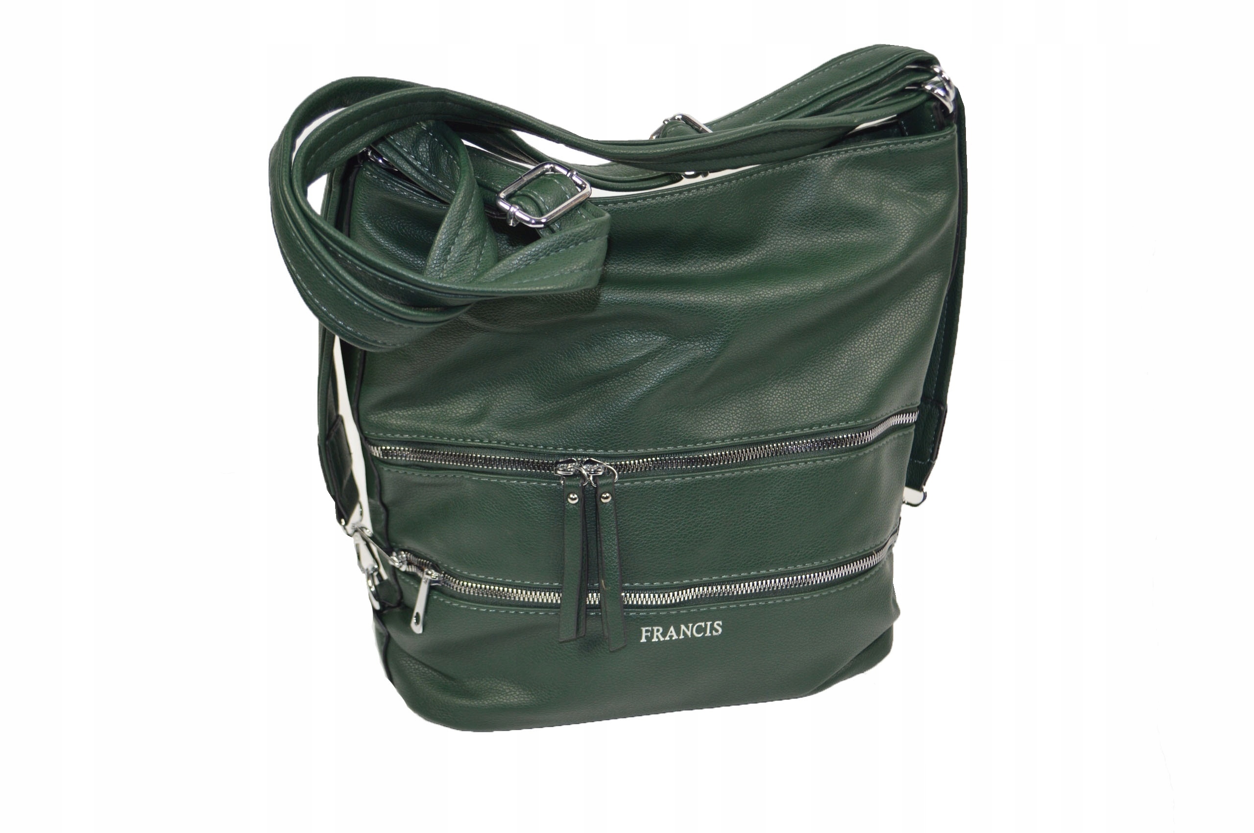 DUŻA POJEMNA TOREBKA DAMSKA LISTONOSZKA WOREK TORBO-PLECAK