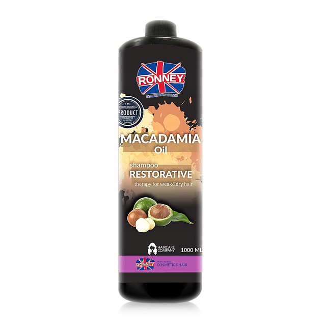 

Ronney Macadamia Oil Szampon odbudowujący 1 l