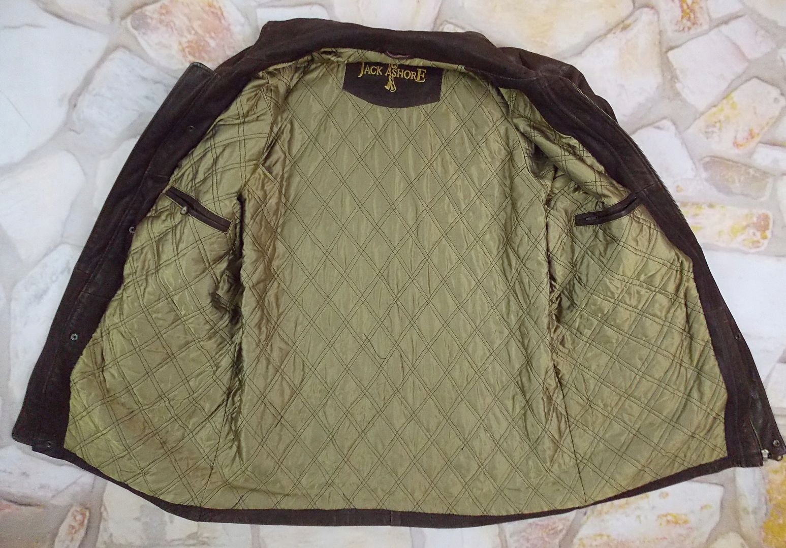 JACK ASHORE KURTKA SKÓRZANA ELEGANT SOPRANO XL Długość do bioder