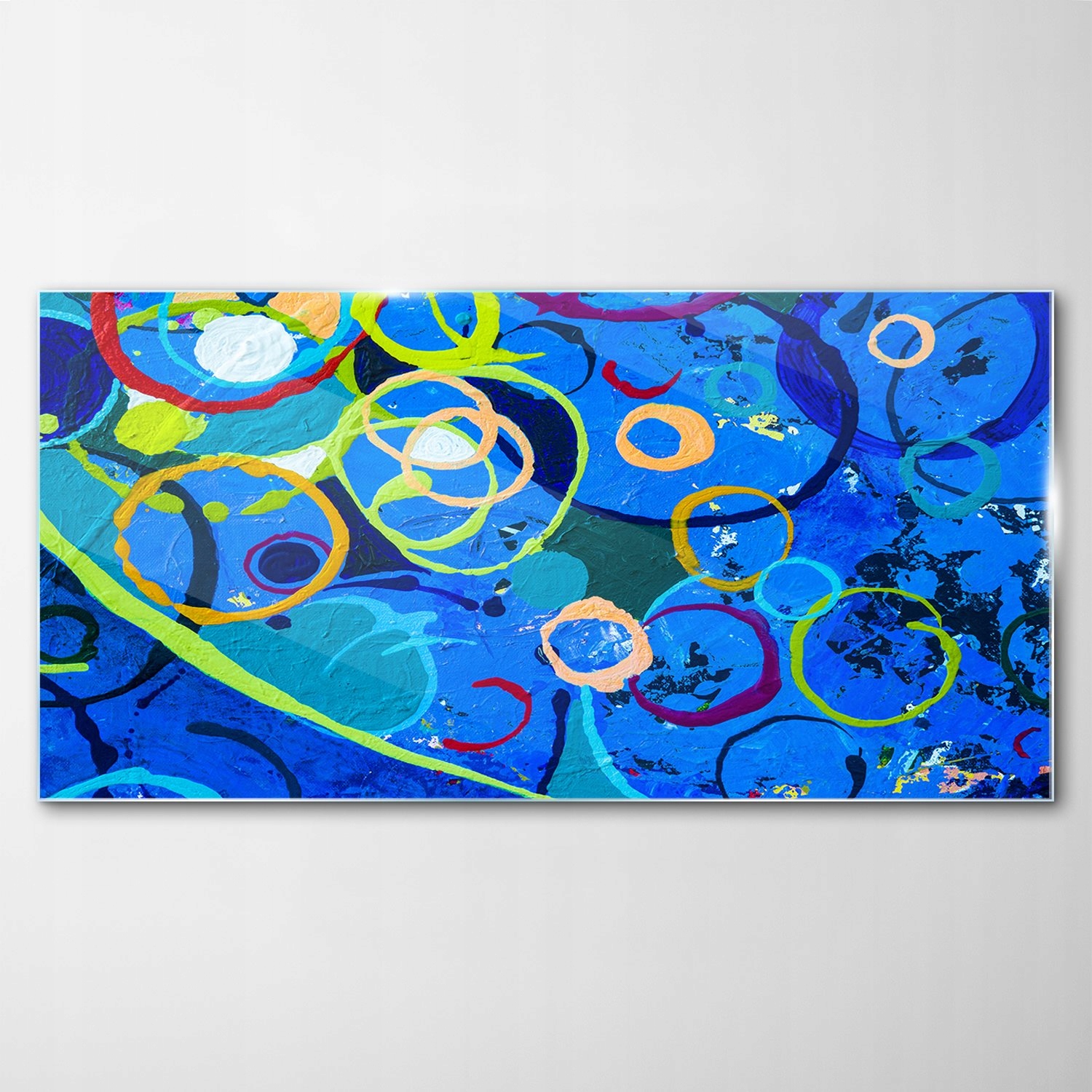 

Obraz Szklany Dekor Art Abstrakcja Kółko 120x60