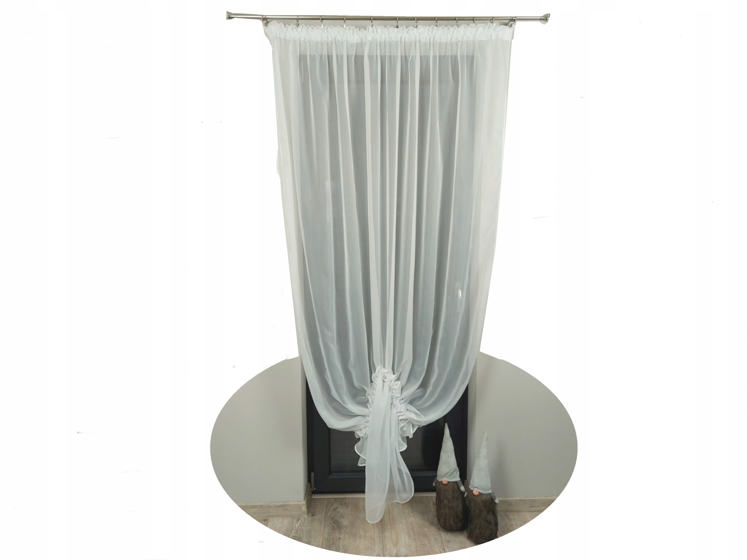 DRZWI BALKONOWE WOAL gotowa firanka 200/220 WOAL (Firany Gotowe Woal