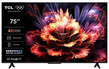 Tcl 75V6C Smart Tv 75" LED/4K UHD/Direct LED/3xHDMI/2xUSB/LAN/GoogleTV