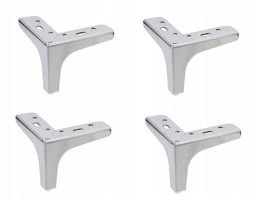 NÓŻKA MEBLOWA SL11 CHROM H-100 4 SZTUKI SUPER CENA