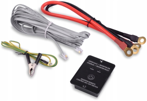 PRZETWORNICA NAPIĘCIA SINUS plus 24V 230V 1500W / 3000W LCD+USB+PILOT Marka Volt