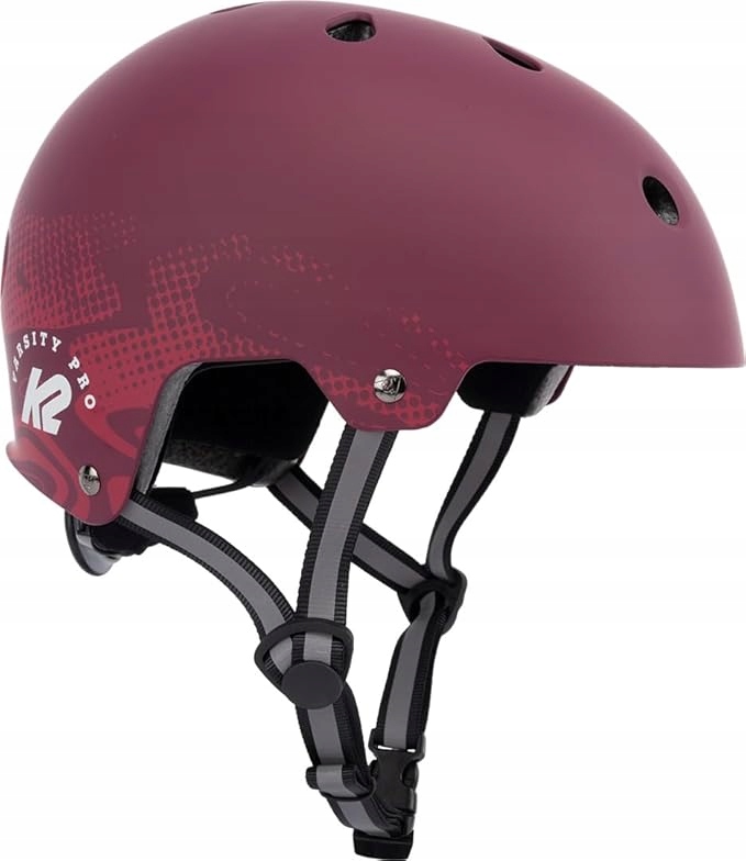 Kask K2 Varsity Pro M 55–58 cm – Bmx, rolki, deskorolka, burgundowy, EN1078