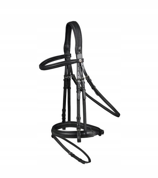 Ogłowie Waldhausen X-Line Supersoft black X-Full