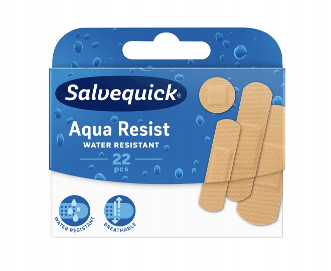 

Salvequick Zestaw plastrów Aqua Resist 22 szt.