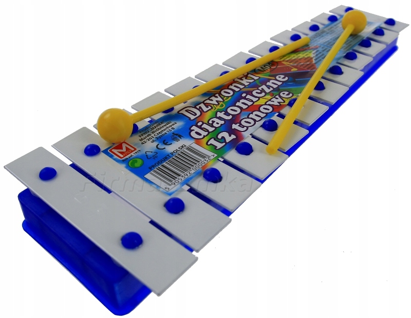 POLSKIE CYMBAŁKI 12 TONOWE Dzwonki Diatoniczne Wiek dziecka 3 lata +